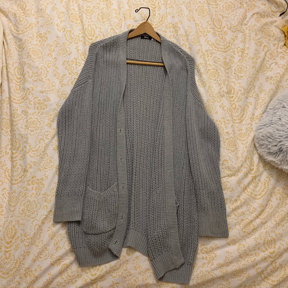 BDG Grey oversized cardigan😍